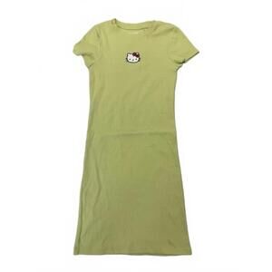 Hello Kitty by Sanrio XS Green Cotton Blend Dress